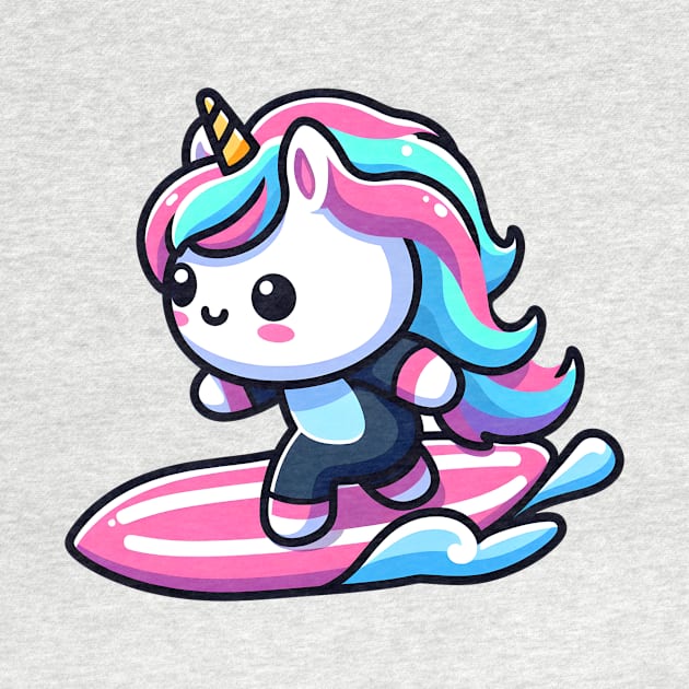 Surfing Unicorn Olympics 🏄🏼🦄 - Hang Ten with Cuteness! by Pink & Pretty